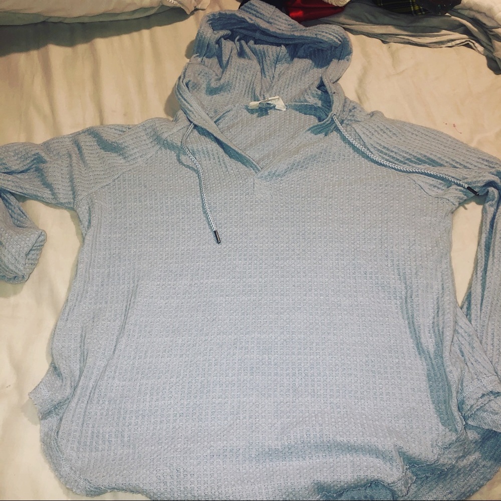 Light blue thin hoodie